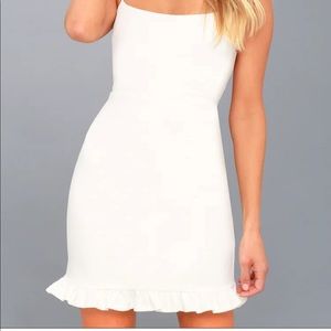 Lulus Spoonful of Sass White Bodycon Mini Dress